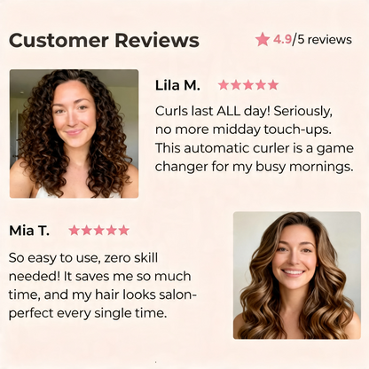 Curlfect Automatic Hair Curler — Professional Rotating Curling Iron for All Hair Types | Salon Curls at Home
